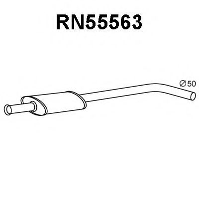 Предглушитель выхлопных газов VENEPORTE RN55563