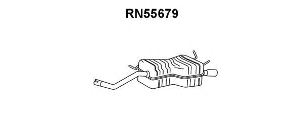 Глушитель выхлопных газов конечный VENEPORTE RN55679