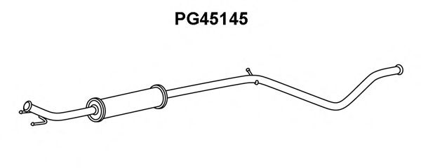 Предглушитель выхлопных газов VENEPORTE PG45145