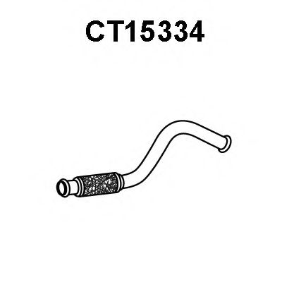 Труба выхлопного газа VENEPORTE CT15334