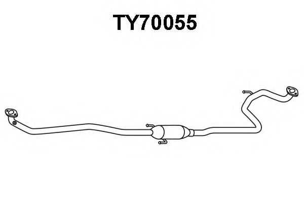 Предглушитель выхлопных газов VENEPORTE TY70055