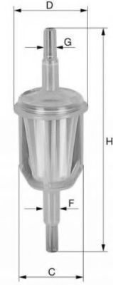 Топливный фильтр UNIFLUX FILTERS XB7