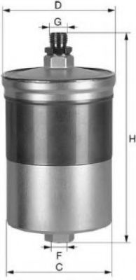 Топливный фильтр UNIFLUX FILTERS XB89