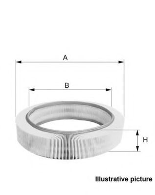 Воздушный фильтр OPEN PARTS EAF3588.20