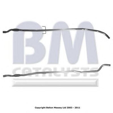 Труба выхлопного газа BM CATALYSTS BM50163