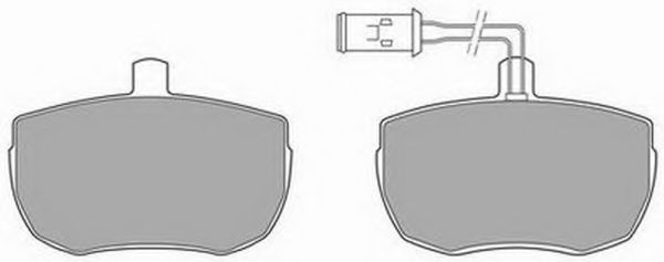 Комплект тормозных колодок, дисковый тормоз FREMAX FBP-0271