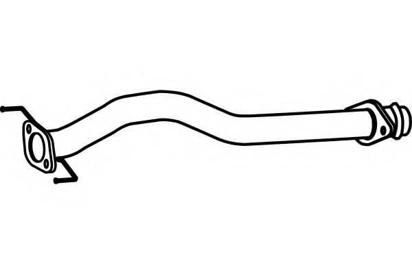 Труба выхлопного газа FENNO P3826