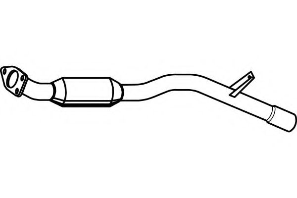 Глушитель выхлопных газов конечный TESH 231071