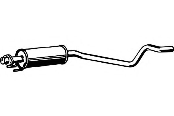 Средний глушитель выхлопных газов TEMOT 372689