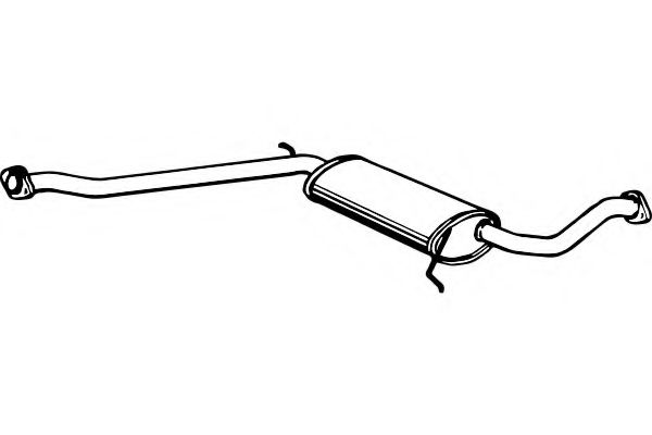 Средний глушитель выхлопных газов FENNO P5376