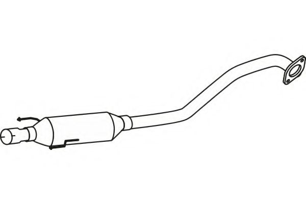 Средний глушитель выхлопных газов FENNO 6568