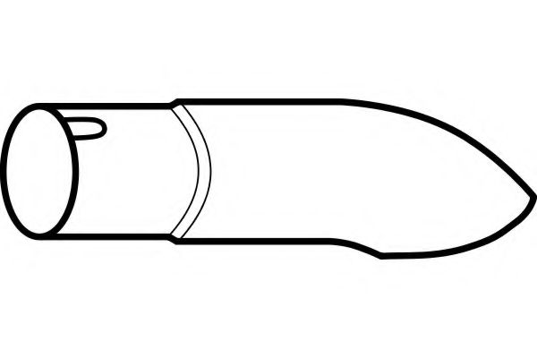 Труба выхлопного газа FENNO 7798