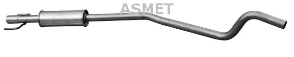 Средний глушитель выхлопных газов ASMET 05.200