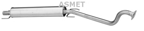 Средний глушитель выхлопных газов ASMET 05.158