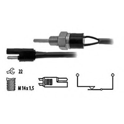 Выключатель, фара заднего хода FACET 76031