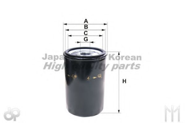 Масляный фильтр ASHUKI 0393-7090