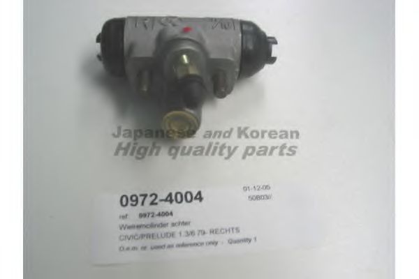 Колесный тормозной цилиндр ASHUKI 0972-4004