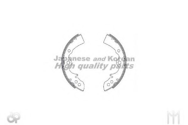 Комплект тормозных колодок ASHUKI 1050-2003