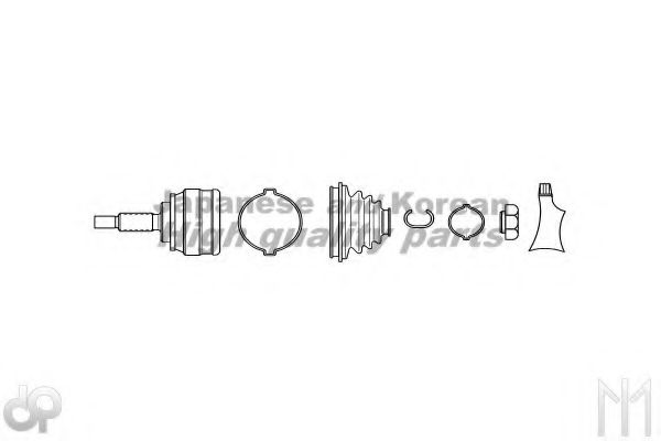 Шарнирный комплект, приводной вал ASHUKI C620-15