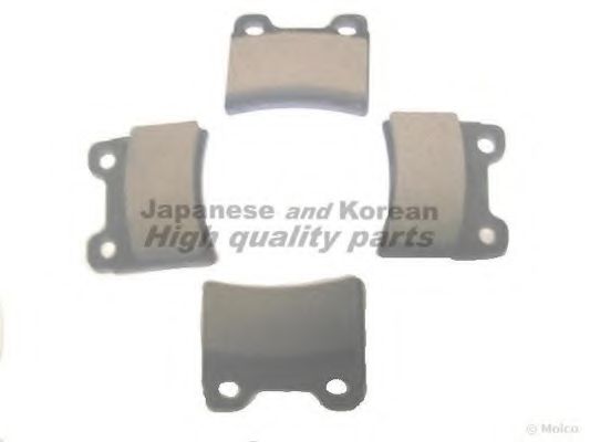 Комплект тормозных колодок, дисковый тормоз ASHUKI I042-15O