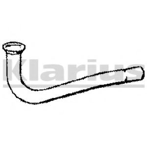 Труба выхлопного газа KLARIUS 110135