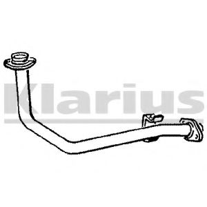 Труба выхлопного газа KLARIUS 130236