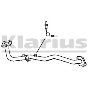 Труба выхлопного газа KLARIUS 130385