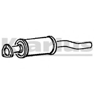 Средний глушитель выхлопных газов KLARIUS 210010