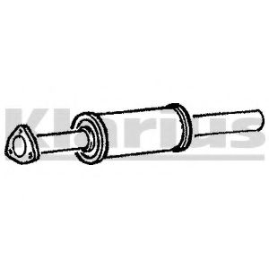 Средний глушитель выхлопных газов KLARIUS 210462