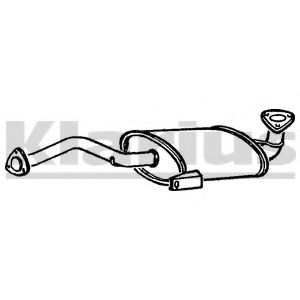 Средний глушитель выхлопных газов BOSAL 100207