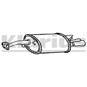 Глушитель выхлопных газов конечный KLARIUS 220568