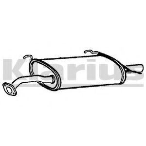 Глушитель выхлопных газов конечный KLARIUS 240274