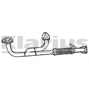 Труба выхлопного газа KLARIUS 301097
