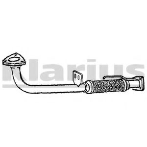 Труба выхлопного газа KLARIUS 301270