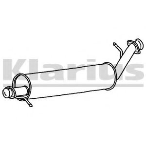 Средний глушитель выхлопных газов KLARIUS 230696