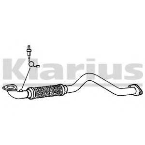 Труба выхлопного газа KLARIUS 120402