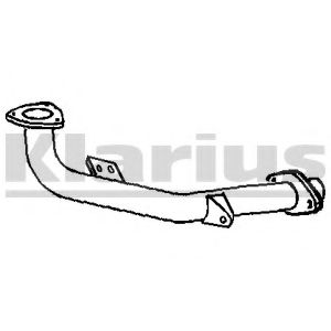Труба выхлопного газа KLARIUS 301406