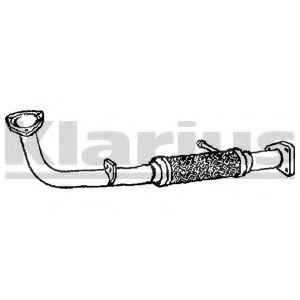 Труба выхлопного газа KLARIUS 301457