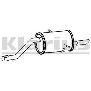 Глушитель выхлопных газов конечный KLARIUS 220863