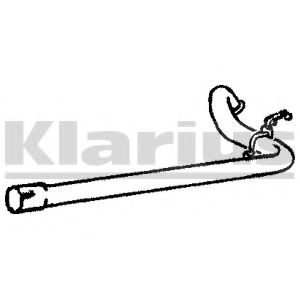 Труба выхлопного газа WALKER 13929