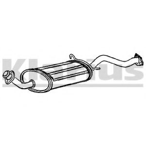 Глушитель выхлопных газов конечный KLARIUS CL102H