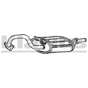 Глушитель выхлопных газов конечный KLARIUS CL81C