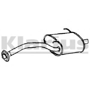 Глушитель выхлопных газов конечный WALKER 16395