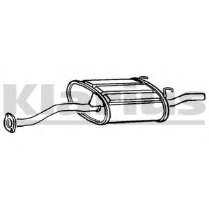 Глушитель выхлопных газов конечный KLARIUS HA347M