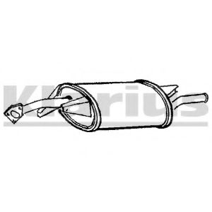 Глушитель выхлопных газов конечный WALKER 22114