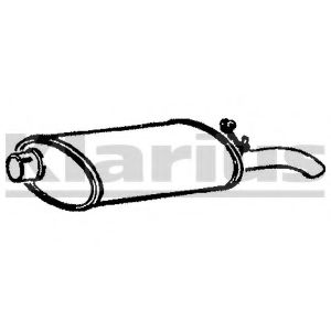 Глушитель выхлопных газов конечный BOSAL 200923