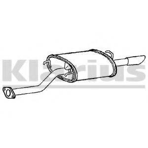 Глушитель выхлопных газов конечный KLARIUS RR342Q