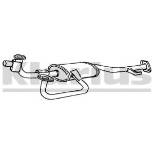 Предглушитель выхлопных газов WALKER 06795