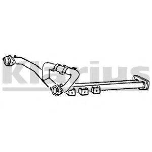 Труба выхлопного газа WALKER 14508