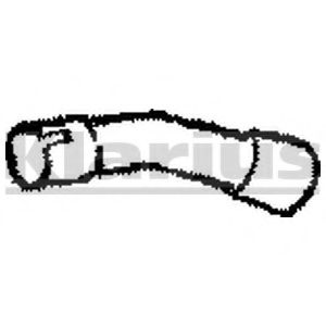 Труба выхлопного газа KLARIUS VO374E